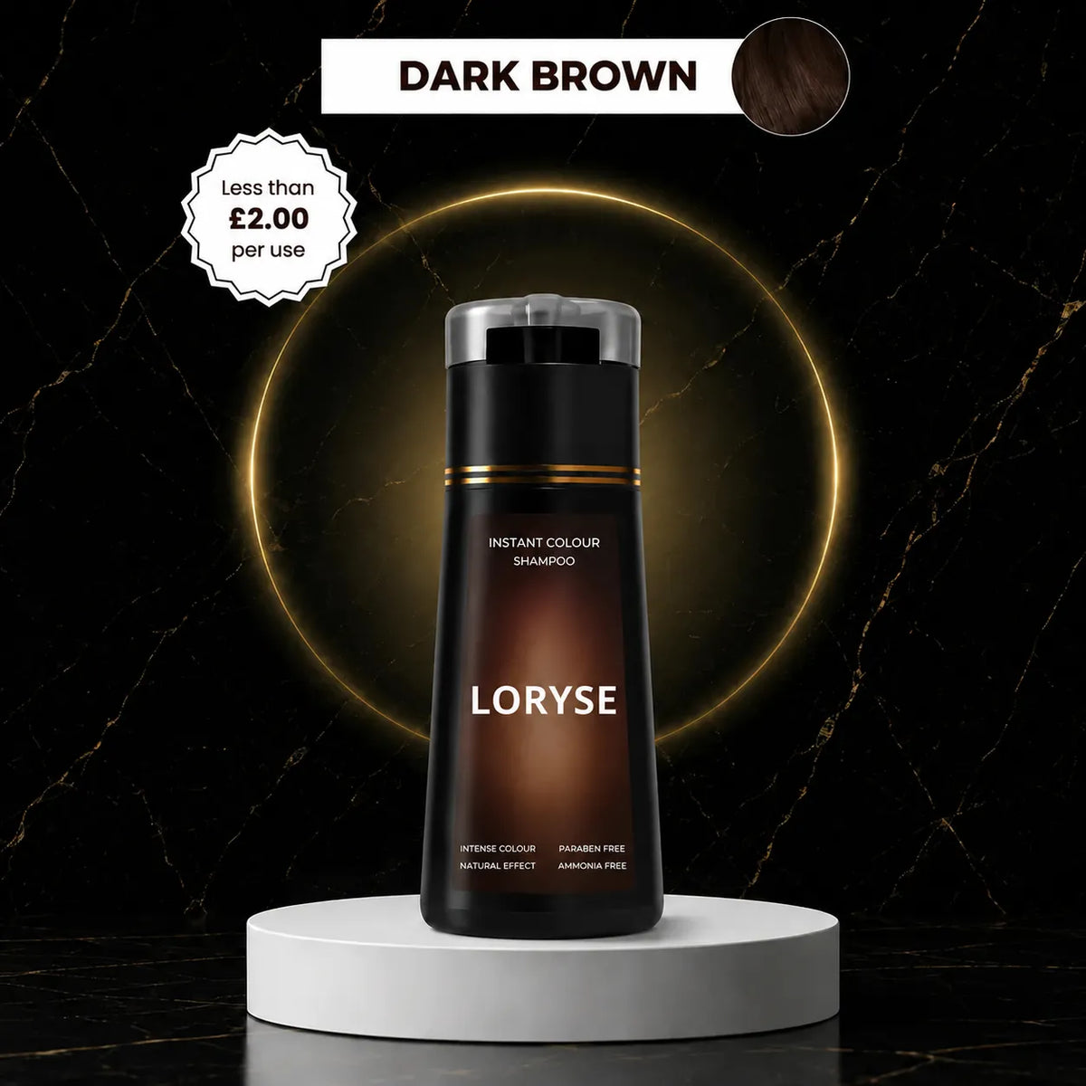 Loryse Instant Colour Shampoo Covers Grey Hair in Just 10 Minutes