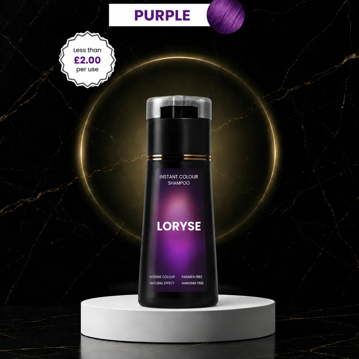 Loryse Instant Colour Shampoo Covers Grey Hair in Just 10 Minutes