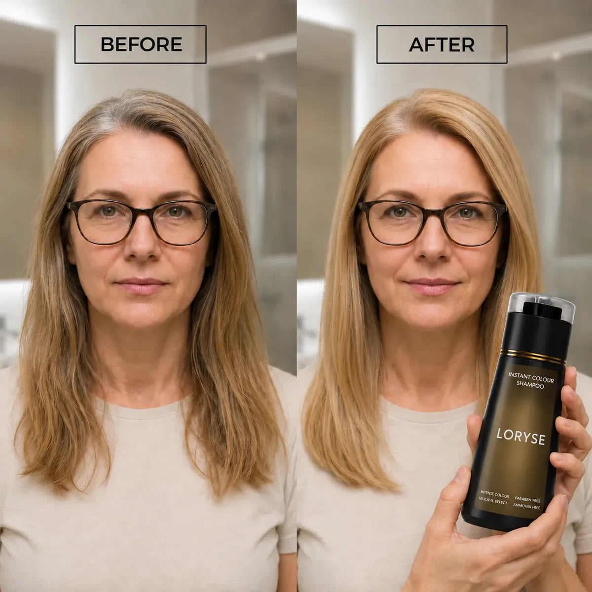 Loryse Instant Colour Shampoo Covers Grey Hair in Just 10 Minutes
