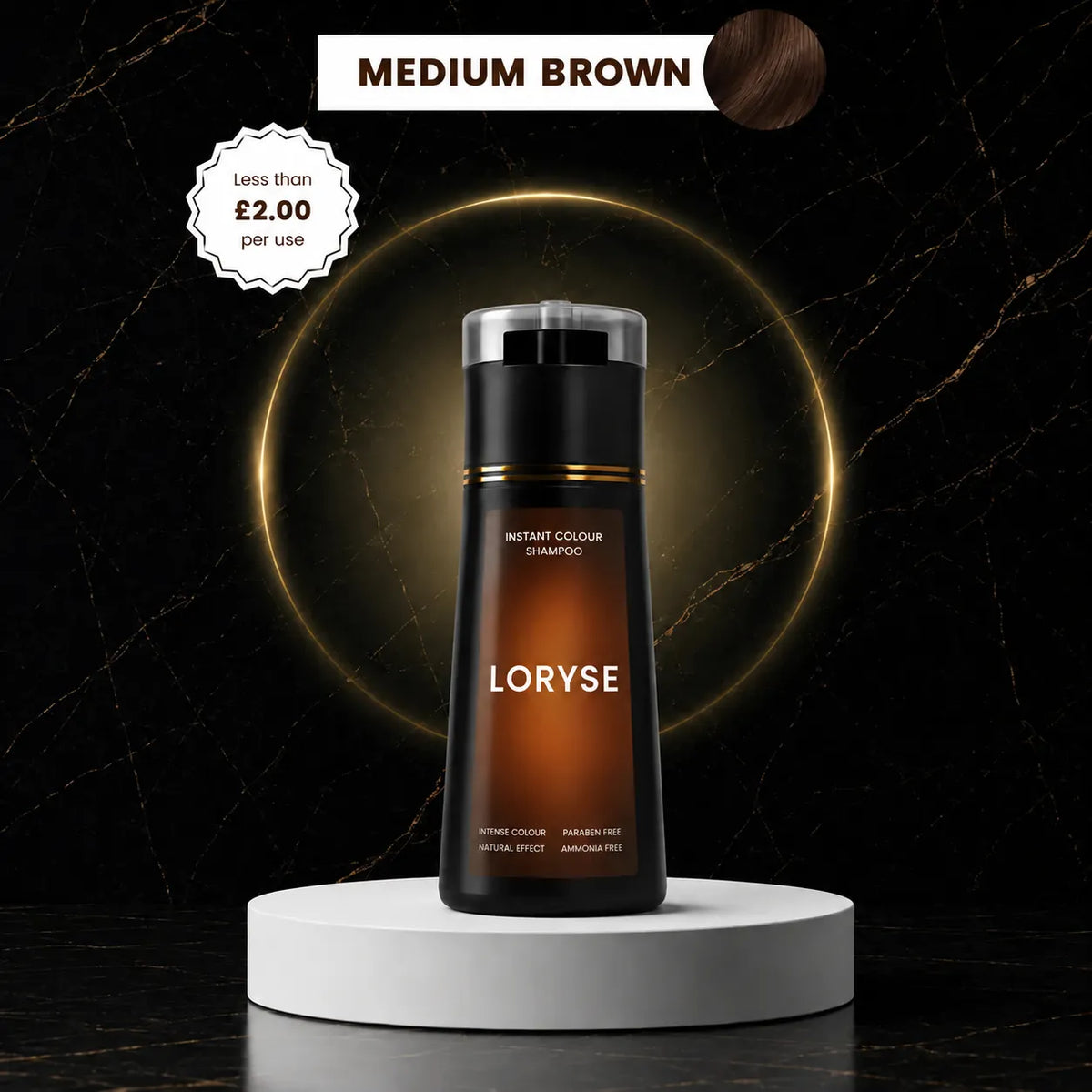 Loryse Instant Colour Shampoo Covers Grey Hair in Just 10 Minutes