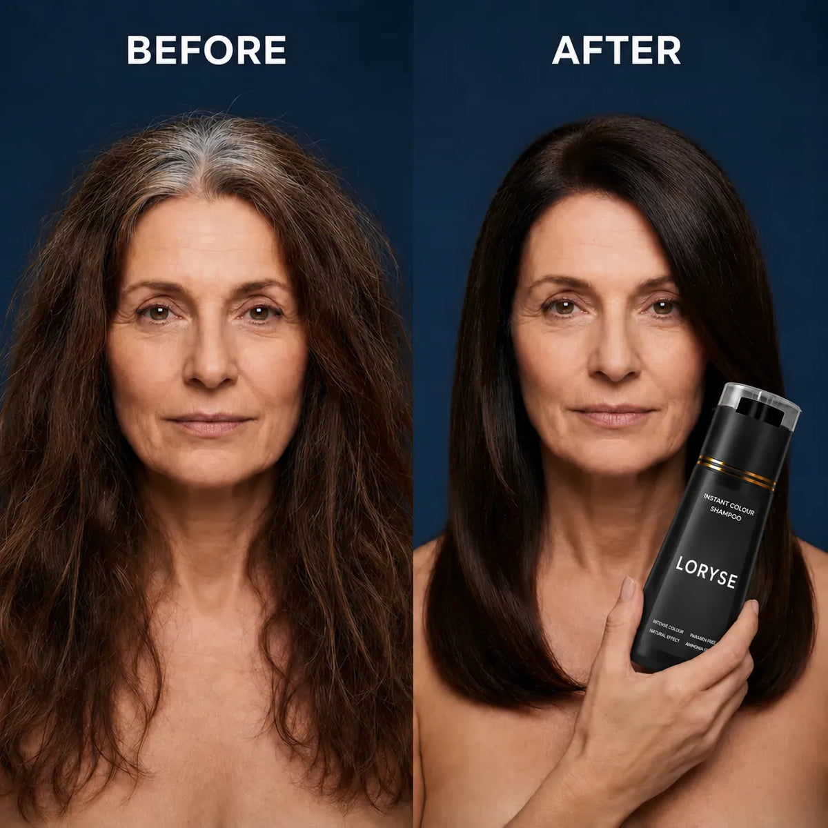 Loryse Instant Colour Shampoo Covers Grey Hair in Just 10 Minutes
