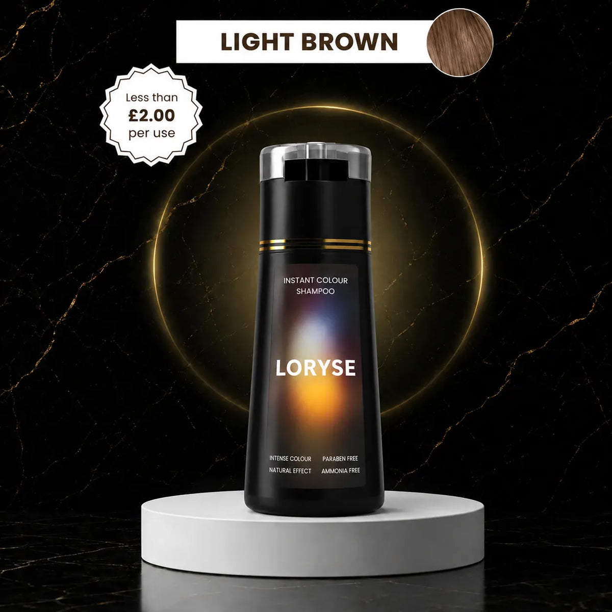 Loryse Instant Colour Shampoo Covers Grey Hair in Just 10 Minutes
